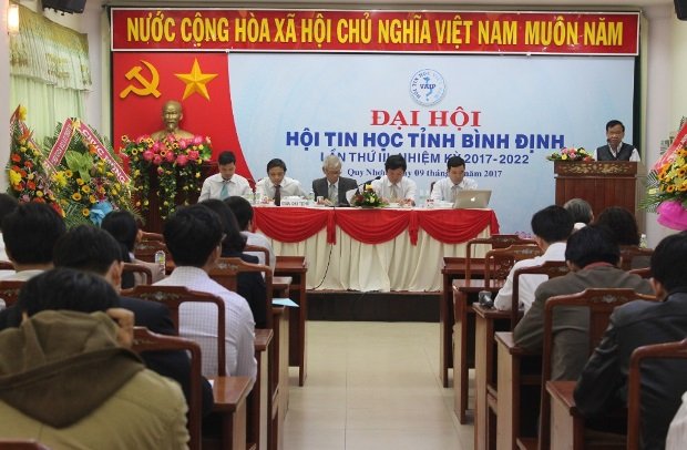 Quang cảnh đại hội - Hội tin học nhiệm kỳ 2017 - 2022